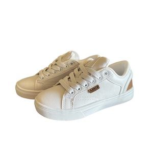 Levis Little Boy's Jeffrey-501-Tumbled-UL Sneakers Low Top White/Tan Sz 11
